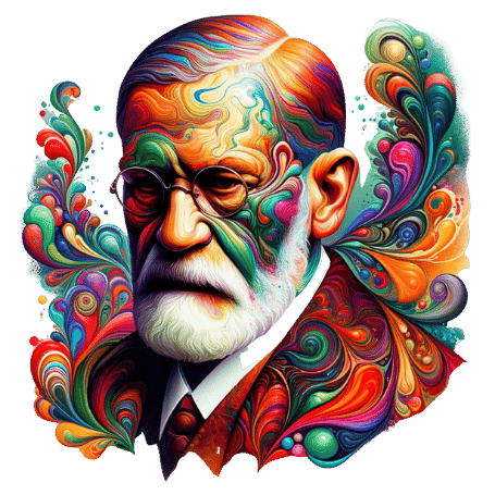 Ícone do Freud — óculos redondos